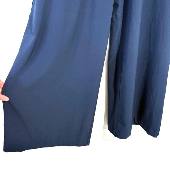 Lululemon LW5FFBS Align High Rise Wide Leg Crop Pants Navy Blue Size 8 - Picture 2 of 8